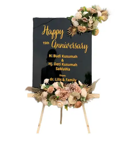 Papan Bunga Akrilik Klecoregonang