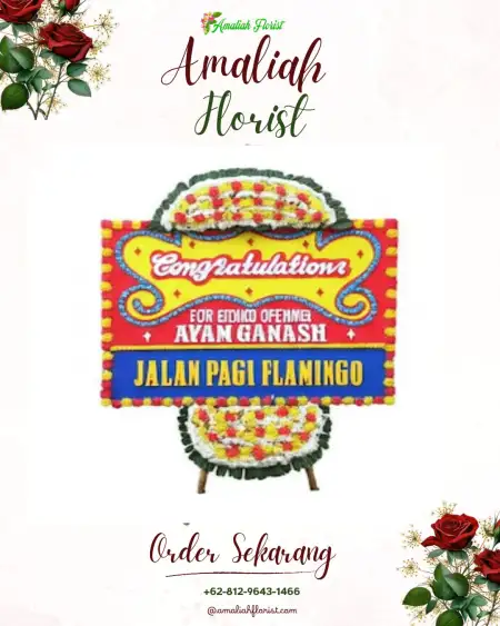 Sewa Papan Bunga Klecoregonang